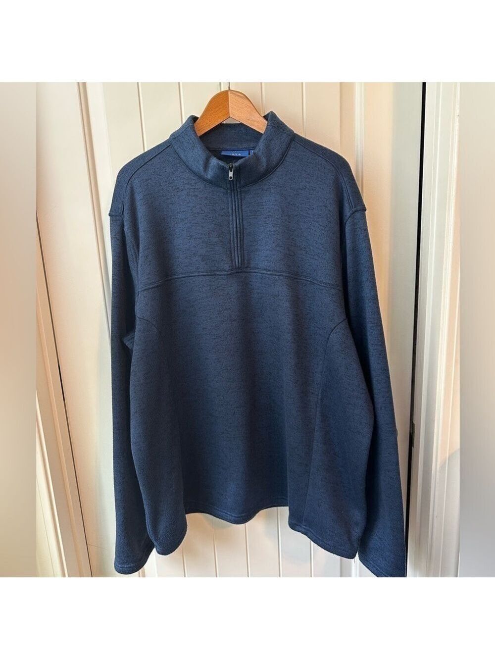 APT 9 Men’s Blue 1/4 Zip Pullover Long Sleeve Sweater Size XXL